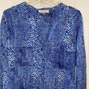 Calvin Klein Vibrant Blue Textured Top